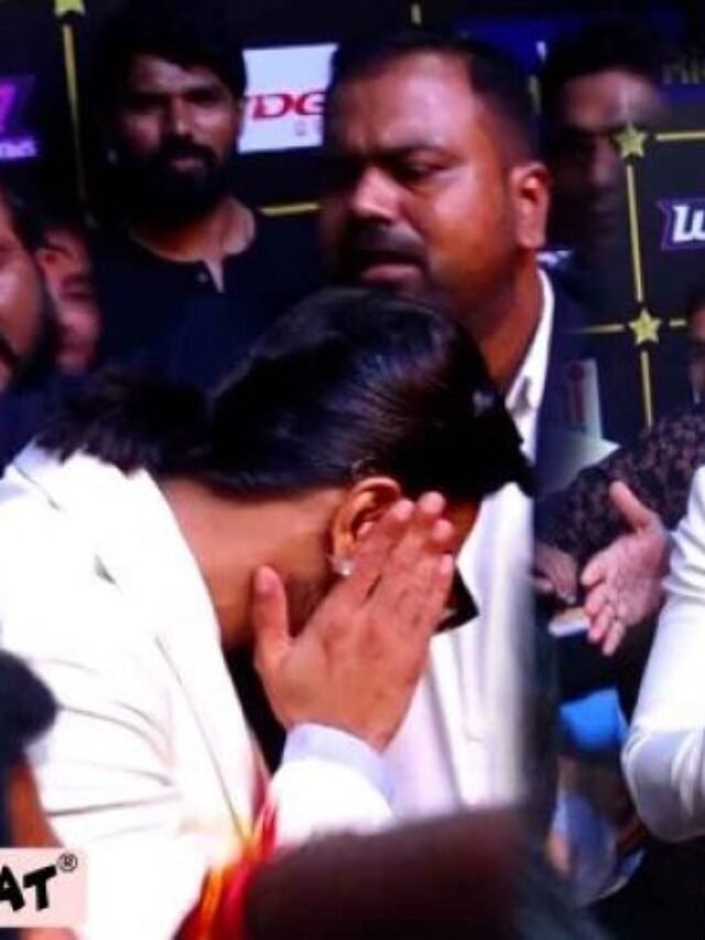 Ranveer Singh mobbed by fans at SIIMA