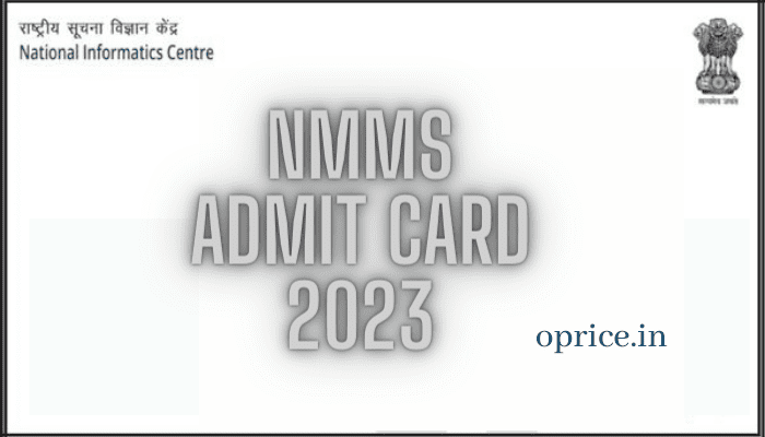 NMMS Admit Card 2023